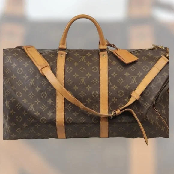💫 LV Bandouliere 55 W/COA, LV Strap, LV Dust Bag & Luggage Tag! - Picture 15 of 16